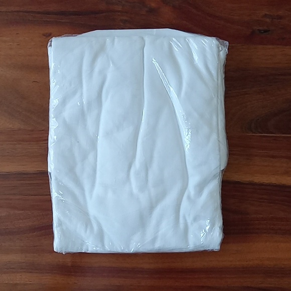 Allen Solly Mens Shirt Small White 2-Pack Pullover Crew T-Shirt Undershirt Tee - Picture 2 of 3